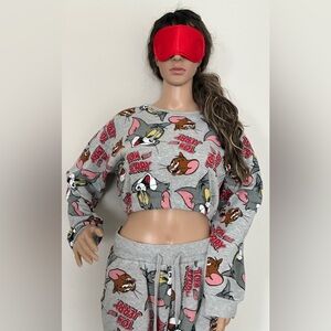 Tom & Jerry Grey Women's Pajama Set